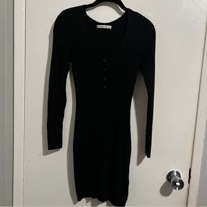 abercrombie longsleeve bodycon dress
